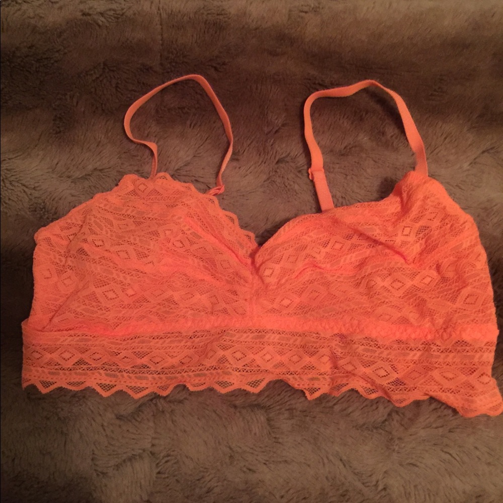 Pink bra